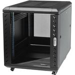 StarTech.com 4-Post 15U Server Rack Cabinet, 19" Data Rack Cabinet for IT / Network Equipment, with Adjustable Mounting Rails