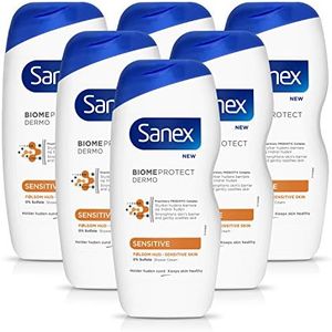 Sanex Dermo Sensitive Shower Gel 500 ml Pack of 6