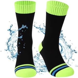 BBXWANG Unisex Wasserdichte Socken (DE/NL/SE/PL, Alphanumerisch, L, Regular, Regular, Grün Schwarz)