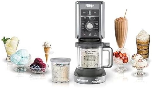 Ninja CREAMi Deluxe Ice Cream Maker, Silver, 11 Programs