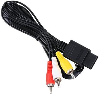 AV Audio Video Cable Lead Compatible with Nintendo 64 N64 SNES Super Nintendo Gamecube Consoles