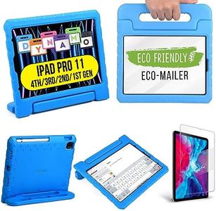 Official Cooper Dynamo for iPad Pro 11 inch Case for Kids 4th/3rd/2nd/1st Generation 2022/2021/2020/2018 | Rugged Foam, Magic Handle, Stand, with Pencil Holder, Eco-Mailer