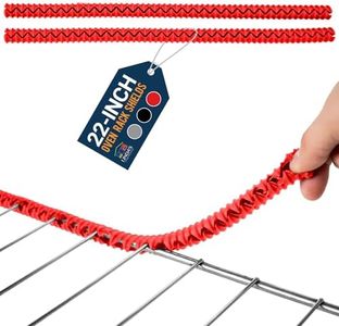 Silicone Oven Guards for Racks by Linda’s Essentials (2 Pack) - Heat Resistance Silicone Oven Rack Protectors Guards Against Burns and Scars, 22 Inches Long (Red)
