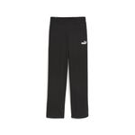 PUMA Women's Essentials Straight Leg Sweatpants, Puma Black, Large