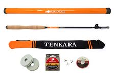 DRAGONtail MIZUCHI zx340 Zoom Small Stream 3 Length Tenkara Rod (with Level Line Starter Kit)