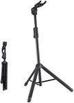 Guitto Guitar Stand - Universal Portable Guitar Stand Adjustable Folding Hanging Guitar Floor Stands Extended Height Tripod Guitar Stand for Acoustic, Classical, Electric, Bass Guitars GGS-06