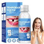 Temporary Tooth Filling Repair Kit,Moldable False Teeth,Chipped Tooth Repair Kit,Dental Repair Denture Repair Beads,Tooth Repair Beads,Filling Missing Broken Tooth,Missing Tooth Replacement Kit