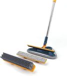 Roscoe 5 in 1 Multifunctional Mop Wall & Baseboard Cleaner Mop with Long Handle 360 Adjustable Cleaning Mop Ceiling Tub Tile Floor Window Spinning Mop Telescopic Microfiber Mop with 5 Detachable Parts