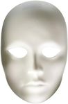 Creativity Street Plain Plastic Feminine Mask,white - 4201