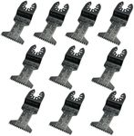 Pack of 10 x 45mm Wide Coarse Oscillating Multi Tool Blades/Wood Cutter Saw Blades Set Compatible with Dremel Fein Multimaster Makita Stanley Worx Dewalt Multi Tool Etc Oscillating Multitool Blade