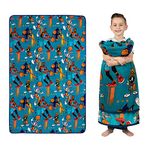 Franco Kids Bedding Super Soft Plush Throw Blanket, 62 in x 90 in, Space Jam 2 A New Legacy