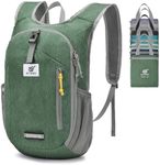 SKYSPER 10L Hiking Backpack Small Hiking Daypack Packable Lightweight Travel Day Pack for Women Men(Green)