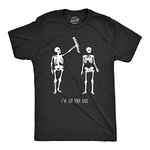 Mens Got Your Back Funny Halloween Skeleton Best Friend T Shirt Mens Funny T Shirts Halloween T Shirt for Men Novelty Tees for Men Black L