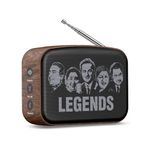 Saregama Carvaan Mini Hindi - Music Player with 401 Pre-Loaded Retro Songs, Bluetooth/FM/AM/AUX, Type-C Charger (Oakwood Brown)