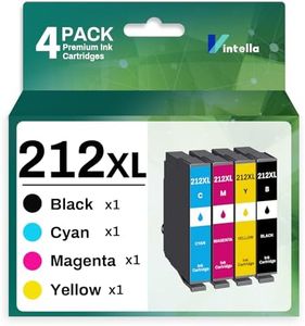 Vintella 212XL Ink Cartridge Replacement for Epson 212 Ink Cartridges Combo Pack 212XL T212 for Expression Home XP-2100 XP-3100 XP-3105 XP-4100 Workforce WF-2810 WF-2830 WF-2850 Printer (4 Pack)