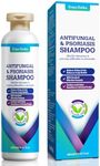 Seborrheic Dermatitis & Psoriasis Scalp Shampoo: Folliculitis Shampoo, Anti-Dandruff Shampoo for Itchy, Redness-Prone Scalp, with Salicylic Acid, Sulfate-Free