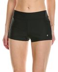 Next Women's Standard Good Karma Swim Short, Black, Medium