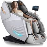 RELX 2026 Massage Chair Full Body, Body Scan, Zero Gravity Recliner, White