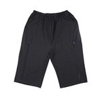 Mens Incontinence Care Underwear Catheter Shorts for Elderly,Urinate Drainage Bag Pants Abdominal Surgeries Patient,Ostomy Drainage Bag Care Clothes,Black,XXL