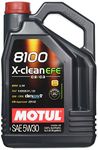 Motul 107206 8100 X-Clean EFE 5W30 Lubricant (5 Liter), 169.05 Fluid_Ounces