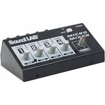 Soundlab G105AA 4 Channel Mono Microphone Mixer 9V