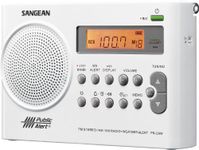 Sangean PR-D9W AM/FM Weather Alert Rechargeable Portable Radio