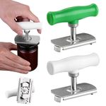 2Pcs Jar Opener for Arthritis Hands, Multifunctional Jar Lid Opener for Weak Hands, Ergonomic Automatic Jar Gripper, Easy Grip Kitchen Tool for Elderly Seniors