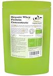 Organic Whey Protein Powder 500g Pure Unflavoured Concentrate Grass Fed SOYA Free Gluten Free Low Carb Vegetarian