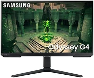 Samsung Monitor Gaming Odyssey G4 (S27BG400), Flat, 27'', 1920x1080 FHD, IPS, 240 Hz, 1 ms, Freesync Premium, G-Sync, HDMI, Display Port, Ingresso Audio, HAS, Pivot, Eye Saver Mode, Flicker Free