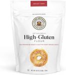 King Arthur High Gluten Flour, Contains Wheat Flour (wheat flour, malted barley flour) High Protein, 3 lb, White, 48 Ounces