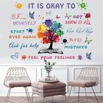 CASADECOR Colorful Inspirational Quote Wall Decal, Motivational Vinyl Sticker for Kids Room, Positive Saying for Nursery, Classroom Decor, One Set