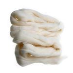 100g Natural White Wool Roving Fiber Spin for Needle Felting Wool Fiber for Crafts Needlework