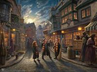 Ceaco - Thomas Kinkade - Harry Potter - Diagon Alley - 1500 Piece Jigsaw Puzzle