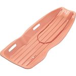 Retrospec Retrorider Plastic Snow Sled – Toboggan Style with Pull Rope, Cold-Resistant Coating, and Hard Bottom for Smooth Downhill Rides – Available in 35" and 48" Sizes for Kids and Adults