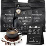 RAHM ROAST Double Washed Coffee Beans - Medium Roast Whole Bean Coffee from Guatemala, Single Sourced - Smooth Well-Rounded Flavor for Lattes & Cappuccino - 12oz (3 Pack)