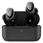 1MORE EVO Noise Canceling Earbuds, Audiophile Headphones with Dual Drivers, Adaptive ANC, Bluetooth Headphones, Hifi Sound, LDAC, Hi-Res Audio, 6 Mics, 28H Playtime, Wireless Charging, Black