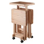 Winsome Wood 6-PC Snack Table Set Natural