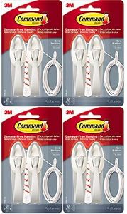 3M 17304 Command Cord Bundlers 4 Pack (8 Bundlers)