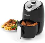 Salter EK2817 2L Compact Air Fryer - Hot Air Circulation, Removable Non-Stick Cooking Rack, Adjustable Temperature Up To 200°C, 30 Minute Timer, 1000W, Small & Single Person Household