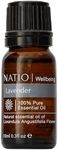 Natio Australia Wellbeing Pure Essential Oil - Lavender 10ml - Calming 100% Pure & Natural Lavender Essential Oil - Relax & Balance the Mind, Heal the Body & Soothe the Soul - Made in Australia