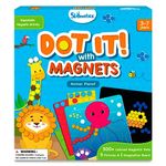 Skillmatics Paper Art Activity - Dot It with Magnets Animals, No Mess Repeatable Art for Kids, Craft Kits, DIY Creative Activity, Gifts for Boys & Girls Ages 4, 5, 6, 7, Travel Toy, Multicolor