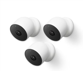 Google Nest Cam Outdoor or Indoor/Battery - 2nd Generation (3 Pack)