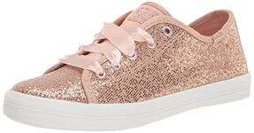 Keds Kids Girls Kickstart Celebrations Sneaker, Rose Gold, 3 M US