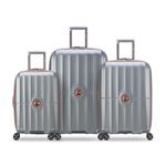 DELSEY PARIS St. Tropez Hardside Expandable Luggage with Spinner Wheels, Platinum, 2-Piece Set (21/28), St. Tropez Hardside Expandable Luggage with Spinner Wheels