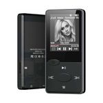 AUDIOCULAR M12 MP3 Music Player Bluetooth 5.3 with FM Radio, Type-C Charging, TF Card Slot, 3.5mm Headphone Jack, Portable Player 32GB Expandable to 128GB (Black)
