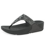 fitflop Women Black Synthetic Chappals, EU/41 UK/7