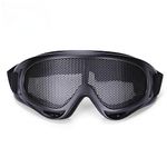 Wokyo Protective Outdoor Glasses Military Outdoor Tactical Goggles for Paintball Game Movie Props Party and Other Outdoor (Black)