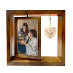 AHANDMAKER Rotating Photo Frame, Memorial Picture Frames Aunt Picture Frame Best Auntie Ever Gift for Aunt Aunt Birthday Aunt Gift Photo Frame Aunt Gift Photo Frame