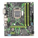 LGA 1155 Computer Motherboard, B75 HM DDR3 6Gbps Micro ATX Gaming PC Motherboard, Support DDR3 Memory NVME M.2 M.2 USB3.0 SATA3.0 PCIe X16, ATX Motherboard for Mining