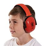 Sensory Direct Ear Defenders - Red, Noise Cancelling Headphone Protection for Kids & Adults with Sensory Integration, Autism, ASD, Asperger's & Sensory Processing Disorder